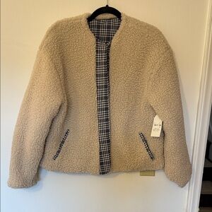 Sadie & Sage Tan Teddy Jacket